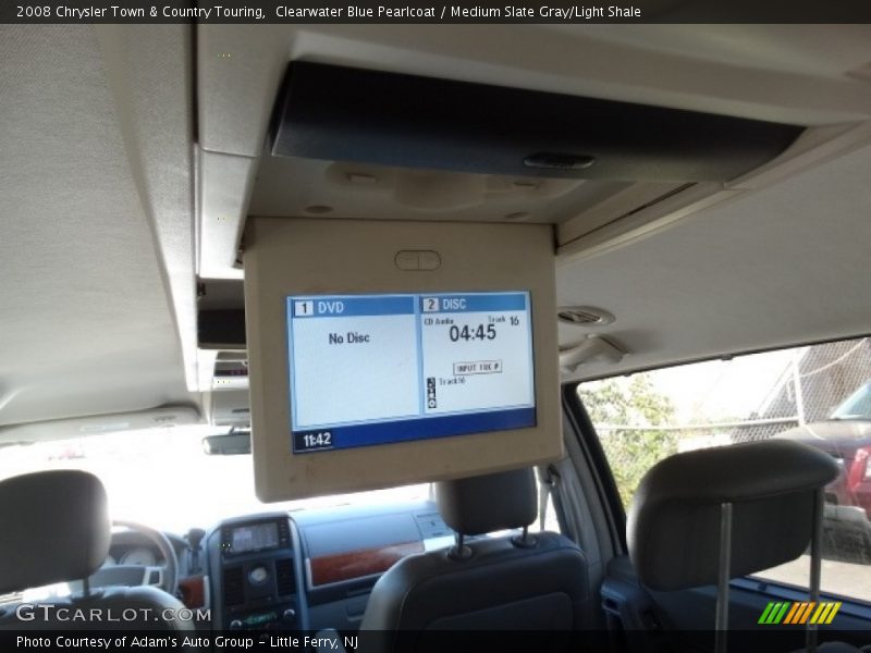 Clearwater Blue Pearlcoat / Medium Slate Gray/Light Shale 2008 Chrysler Town & Country Touring