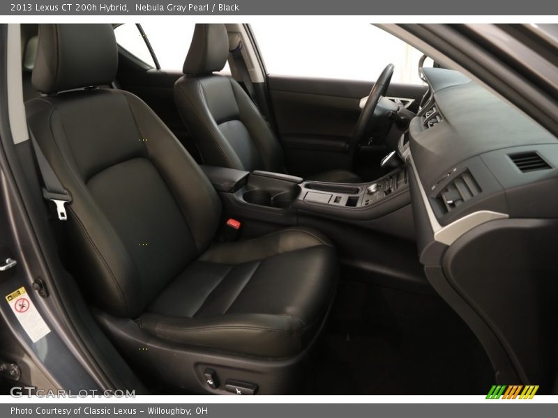 Nebula Gray Pearl / Black 2013 Lexus CT 200h Hybrid