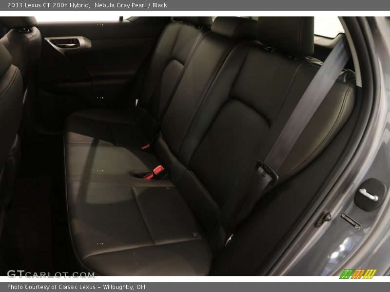 Nebula Gray Pearl / Black 2013 Lexus CT 200h Hybrid