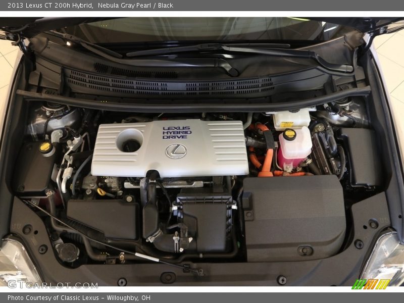 Nebula Gray Pearl / Black 2013 Lexus CT 200h Hybrid
