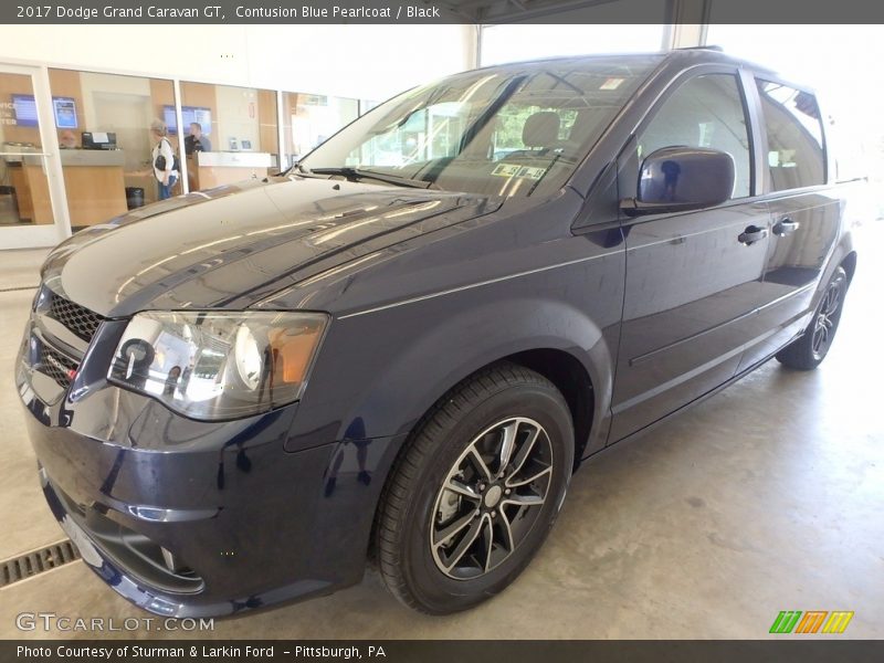 Contusion Blue Pearlcoat / Black 2017 Dodge Grand Caravan GT