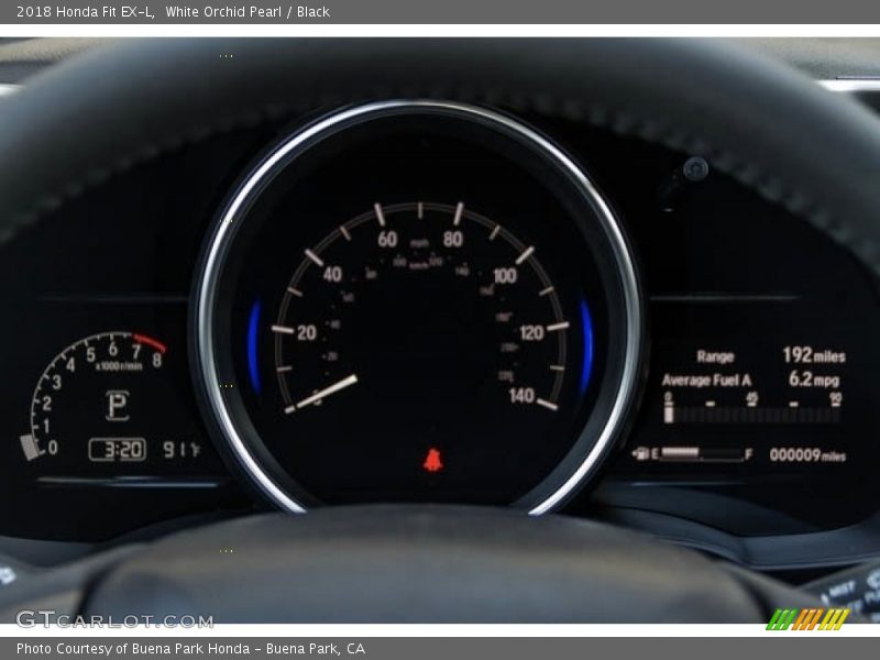 White Orchid Pearl / Black 2018 Honda Fit EX-L