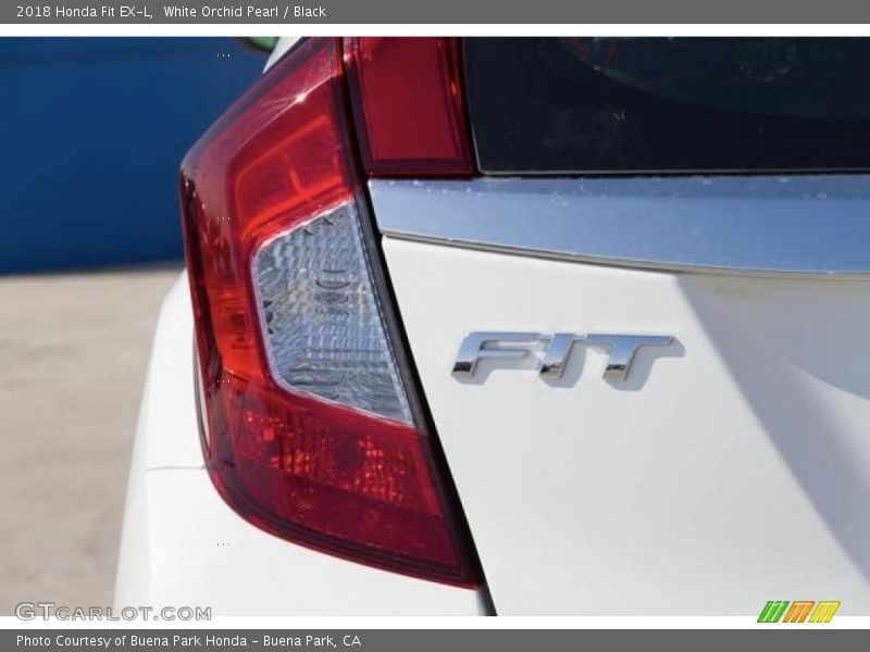 White Orchid Pearl / Black 2018 Honda Fit EX-L
