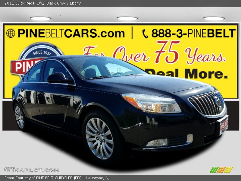 Black Onyx / Ebony 2011 Buick Regal CXL