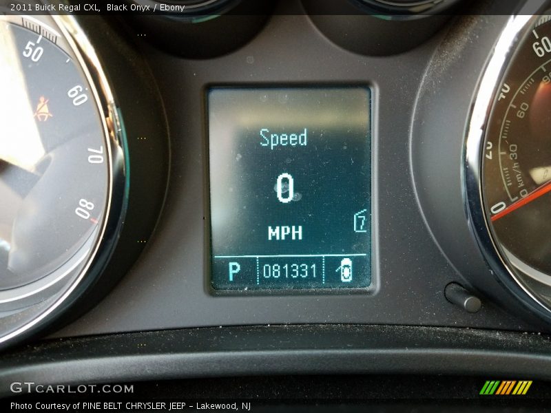 Black Onyx / Ebony 2011 Buick Regal CXL
