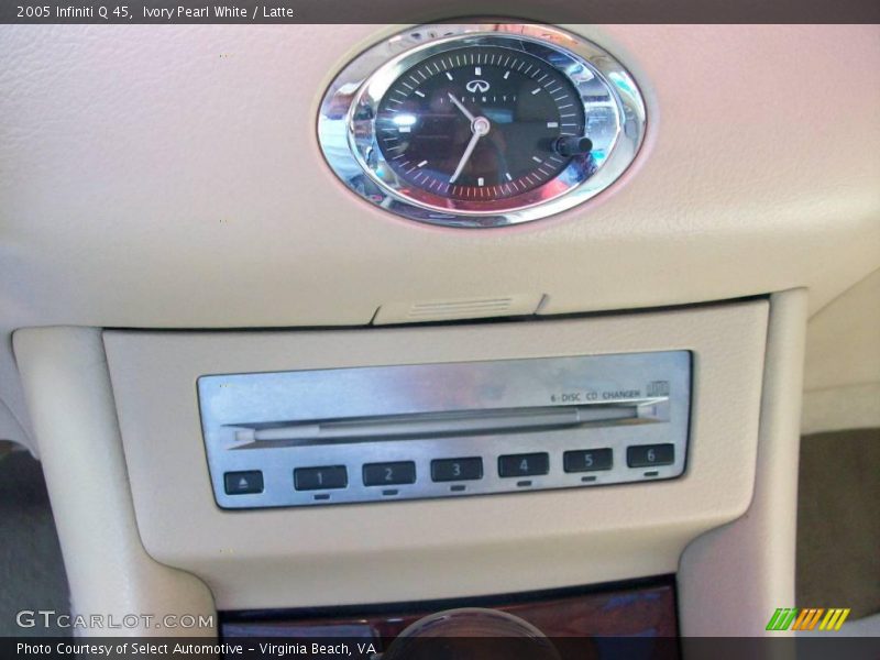 Ivory Pearl White / Latte 2005 Infiniti Q 45