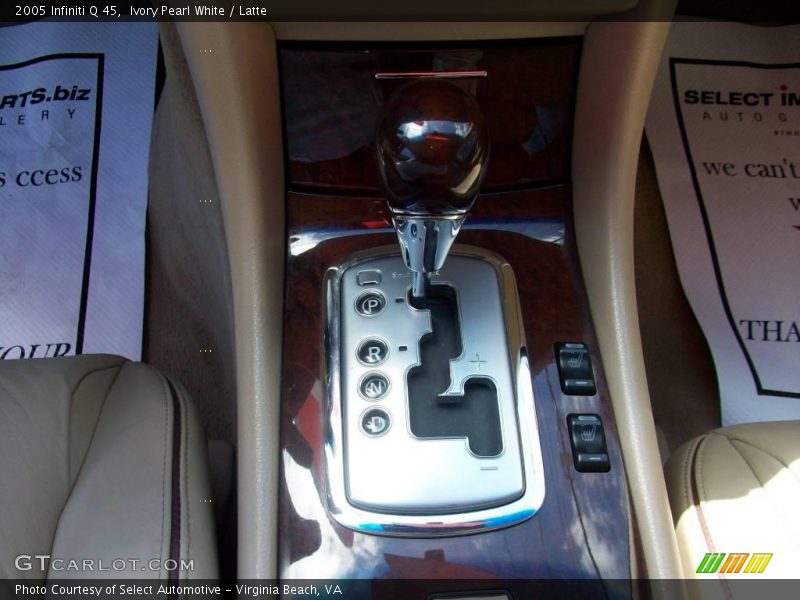 Ivory Pearl White / Latte 2005 Infiniti Q 45