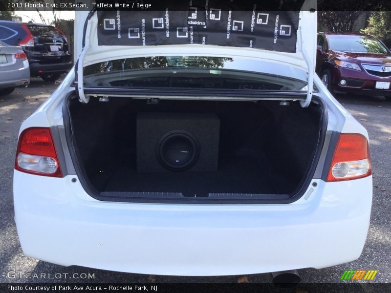 Taffeta White / Beige 2011 Honda Civic EX Sedan