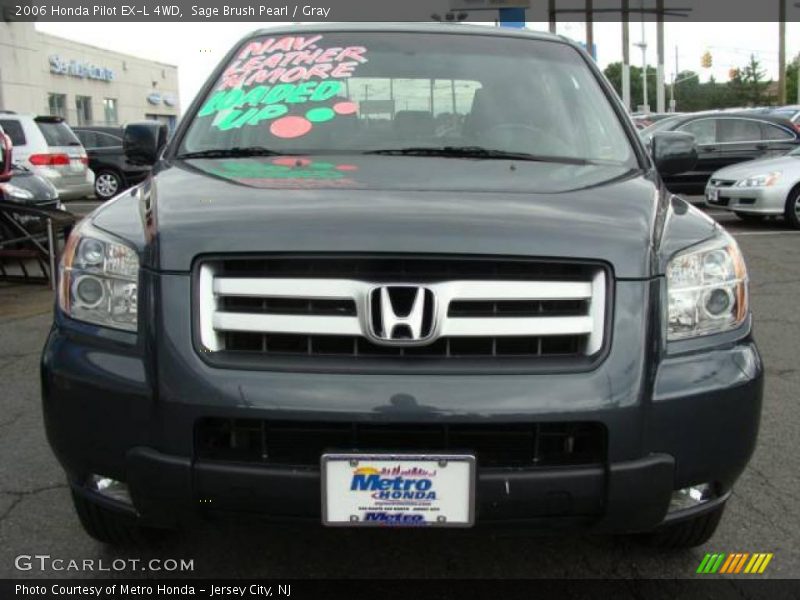 Sage Brush Pearl / Gray 2006 Honda Pilot EX-L 4WD