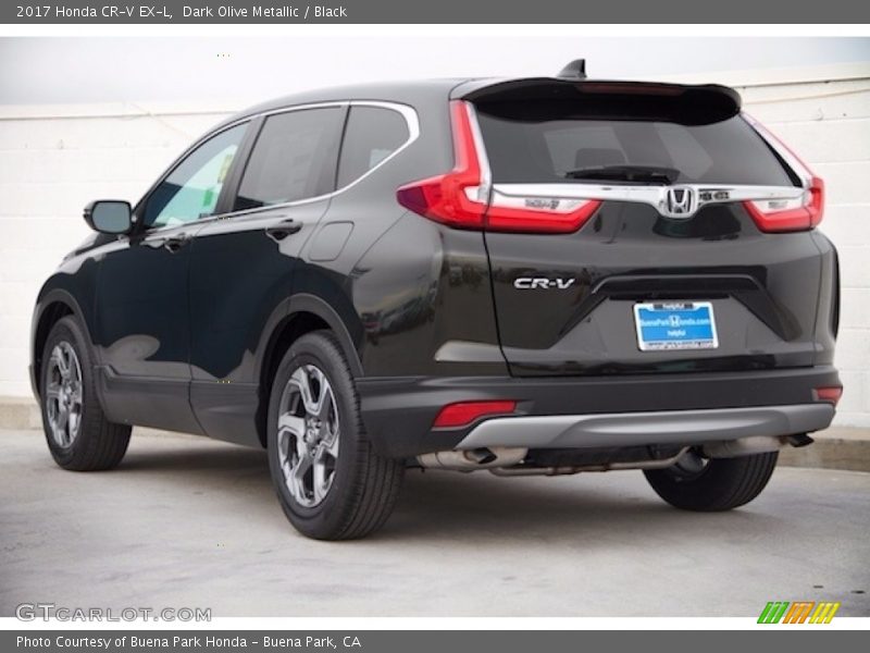 Dark Olive Metallic / Black 2017 Honda CR-V EX-L