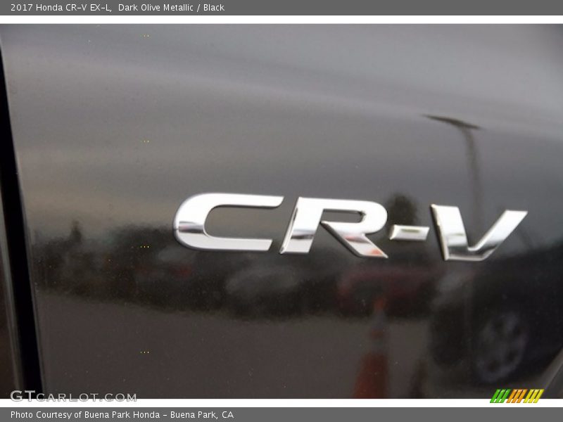 Dark Olive Metallic / Black 2017 Honda CR-V EX-L