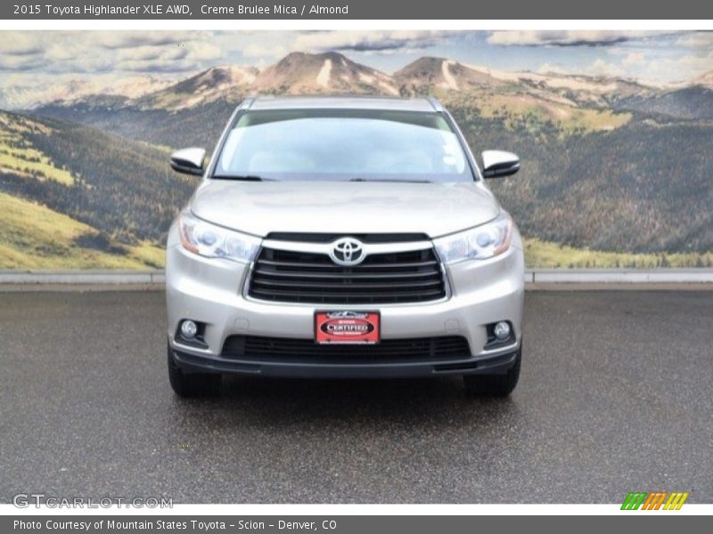 Creme Brulee Mica / Almond 2015 Toyota Highlander XLE AWD