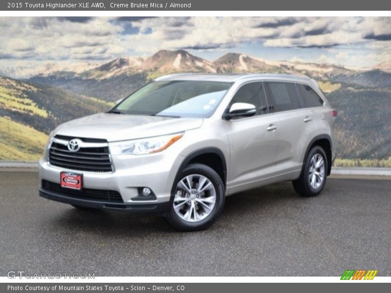 Creme Brulee Mica / Almond 2015 Toyota Highlander XLE AWD