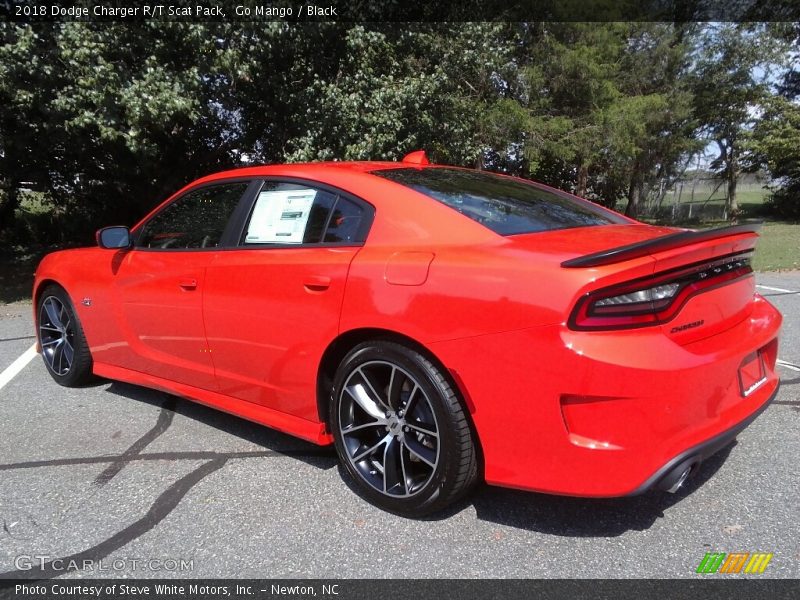 Go Mango / Black 2018 Dodge Charger R/T Scat Pack