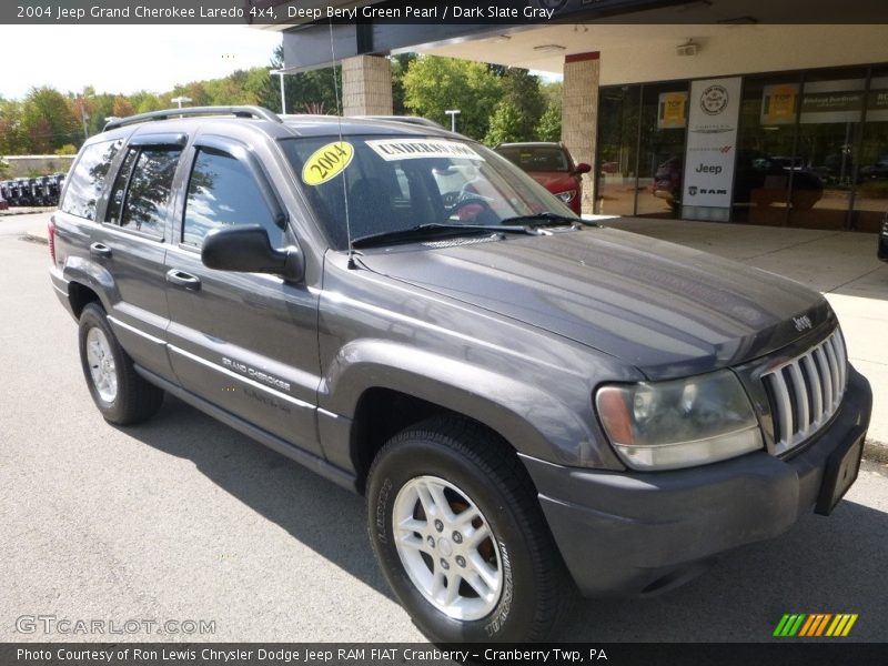 Deep Beryl Green Pearl / Dark Slate Gray 2004 Jeep Grand Cherokee Laredo 4x4