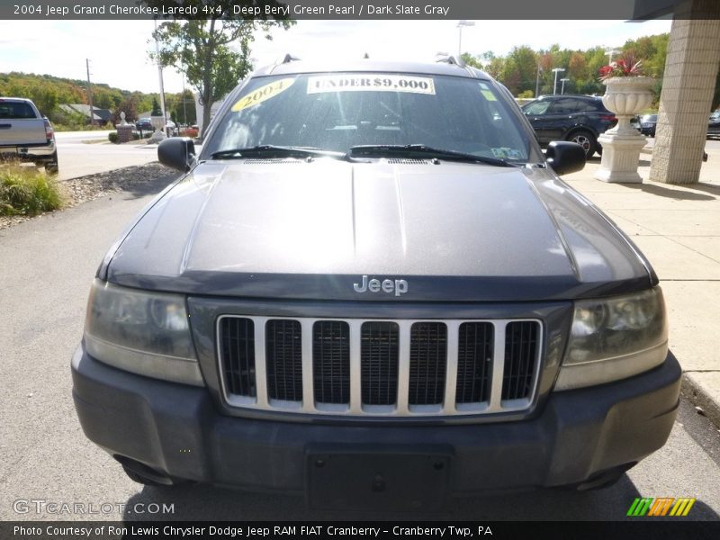 Deep Beryl Green Pearl / Dark Slate Gray 2004 Jeep Grand Cherokee Laredo 4x4