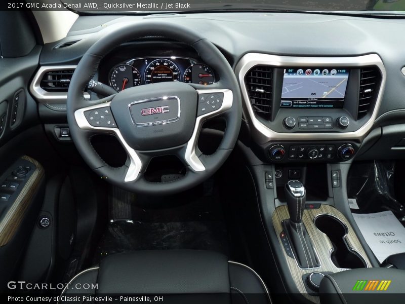 Quicksilver Metallic / Jet Black 2017 GMC Acadia Denali AWD