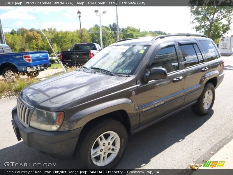 Deep Beryl Green Pearl / Dark Slate Gray 2004 Jeep Grand Cherokee Laredo 4x4