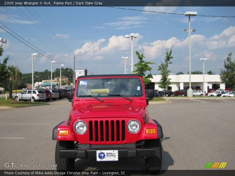 Flame Red / Dark Slate Gray 2006 Jeep Wrangler X 4x4