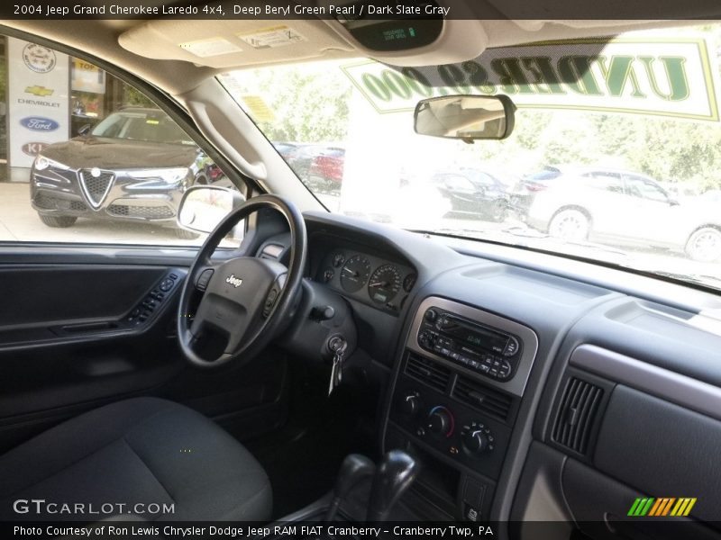 Deep Beryl Green Pearl / Dark Slate Gray 2004 Jeep Grand Cherokee Laredo 4x4