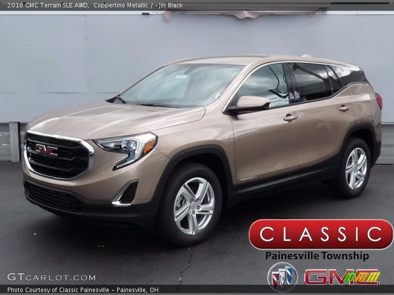 Coppertino Metallic / ­Jet Black 2018 GMC Terrain SLE AWD
