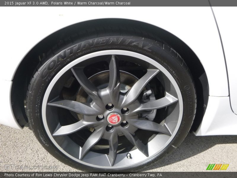 Polaris White / Warm Charcoal/Warm Charcoal 2015 Jaguar XF 3.0 AWD