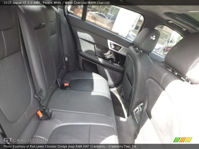Polaris White / Warm Charcoal/Warm Charcoal 2015 Jaguar XF 3.0 AWD