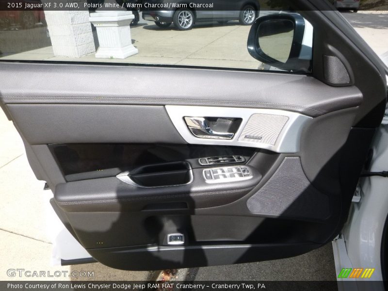 Polaris White / Warm Charcoal/Warm Charcoal 2015 Jaguar XF 3.0 AWD