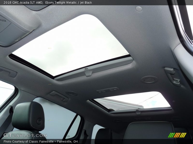 Ebony Twilight Metallic / Jet Black 2018 GMC Acadia SLT AWD