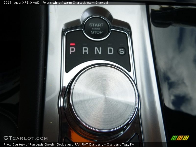 Polaris White / Warm Charcoal/Warm Charcoal 2015 Jaguar XF 3.0 AWD