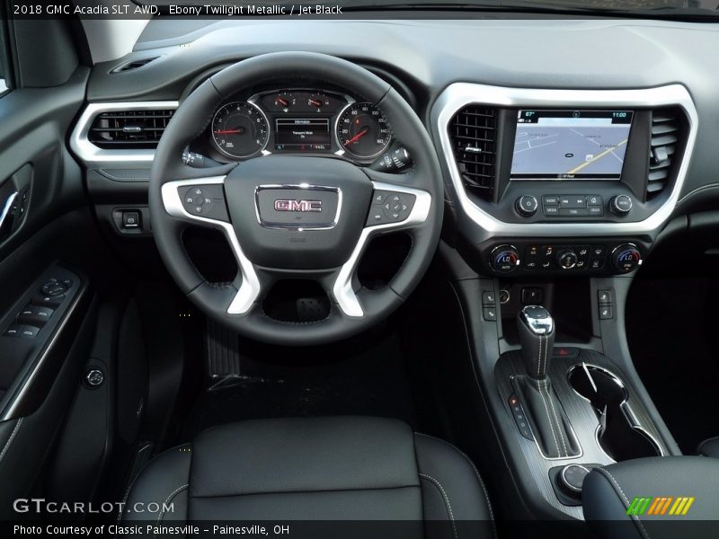 Ebony Twilight Metallic / Jet Black 2018 GMC Acadia SLT AWD
