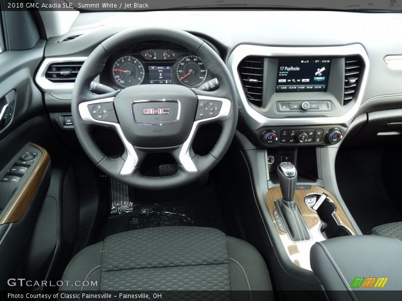 Summit White / Jet Black 2018 GMC Acadia SLE