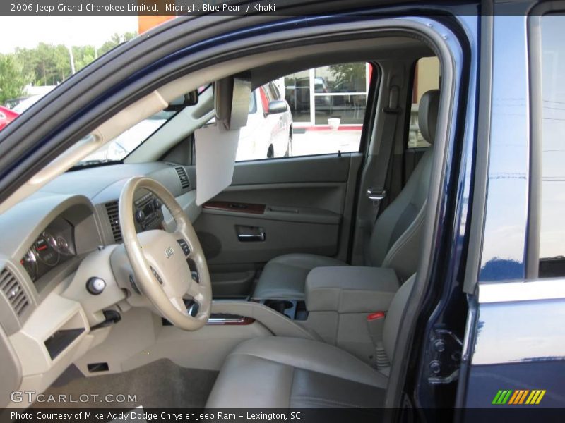 Midnight Blue Pearl / Khaki 2006 Jeep Grand Cherokee Limited