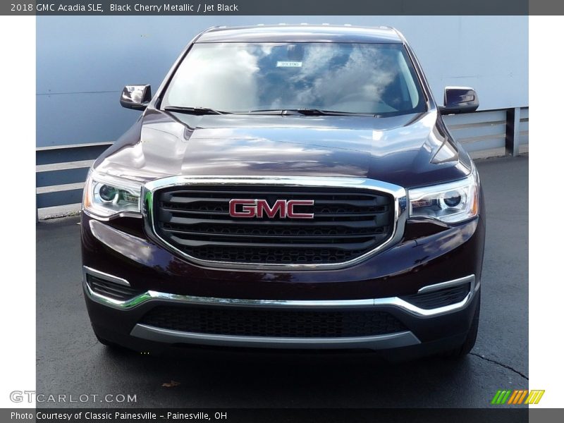 Black Cherry Metallic / Jet Black 2018 GMC Acadia SLE