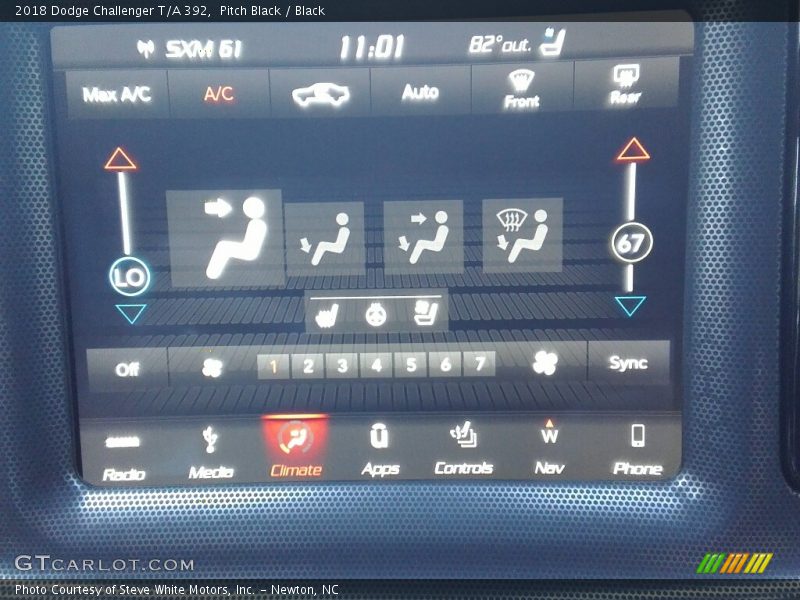 Pitch Black / Black 2018 Dodge Challenger T/A 392
