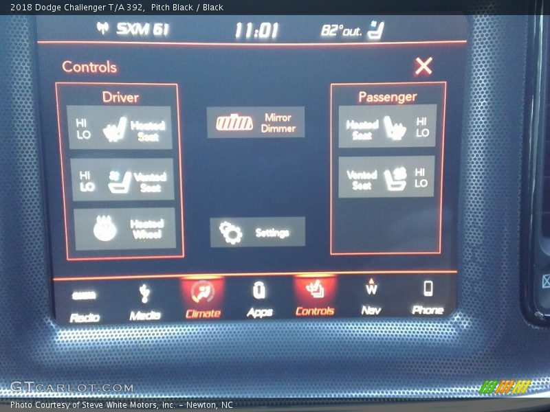 Pitch Black / Black 2018 Dodge Challenger T/A 392