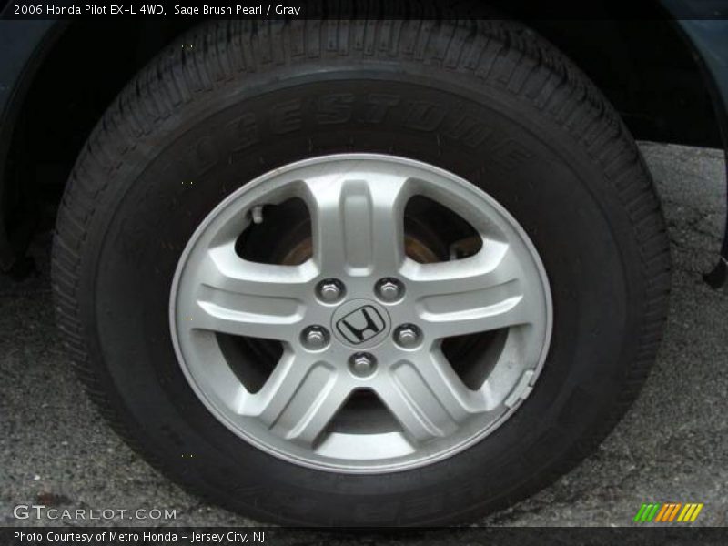 Sage Brush Pearl / Gray 2006 Honda Pilot EX-L 4WD
