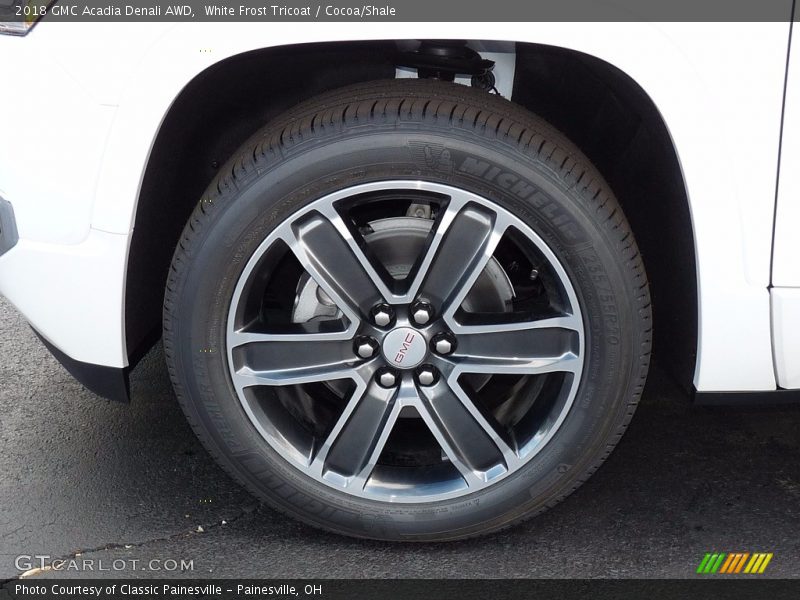 White Frost Tricoat / Cocoa/Shale 2018 GMC Acadia Denali AWD