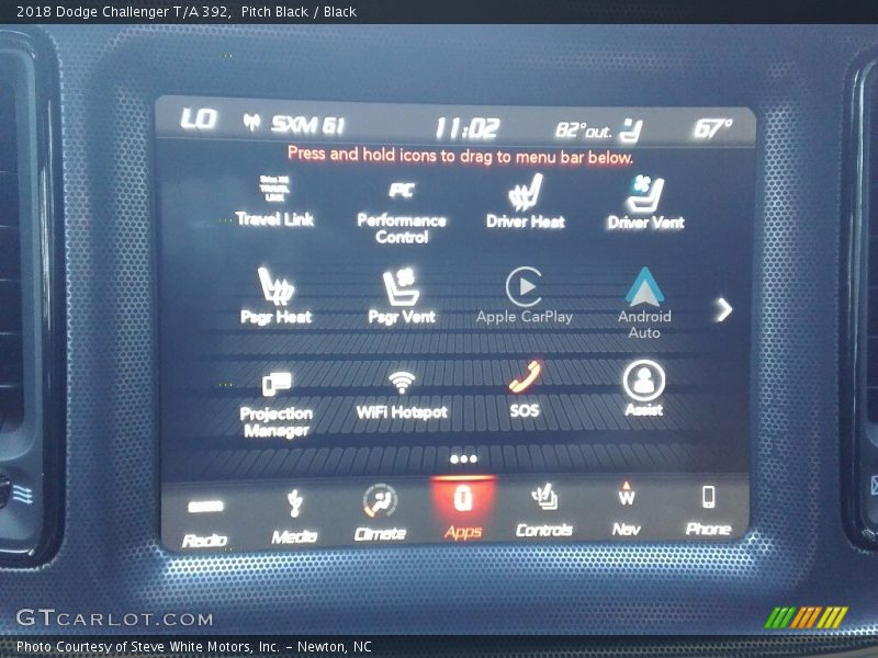 Pitch Black / Black 2018 Dodge Challenger T/A 392
