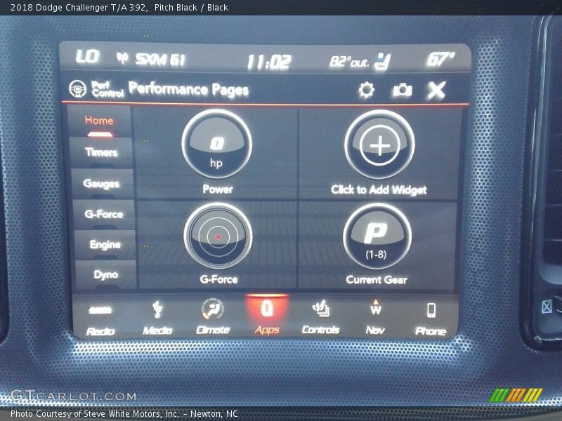 Pitch Black / Black 2018 Dodge Challenger T/A 392