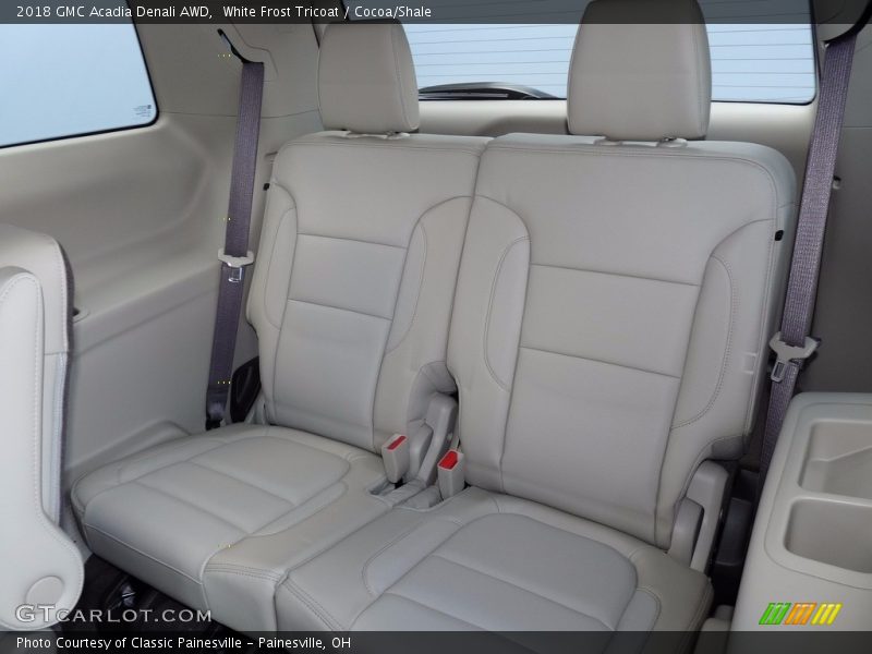 White Frost Tricoat / Cocoa/Shale 2018 GMC Acadia Denali AWD