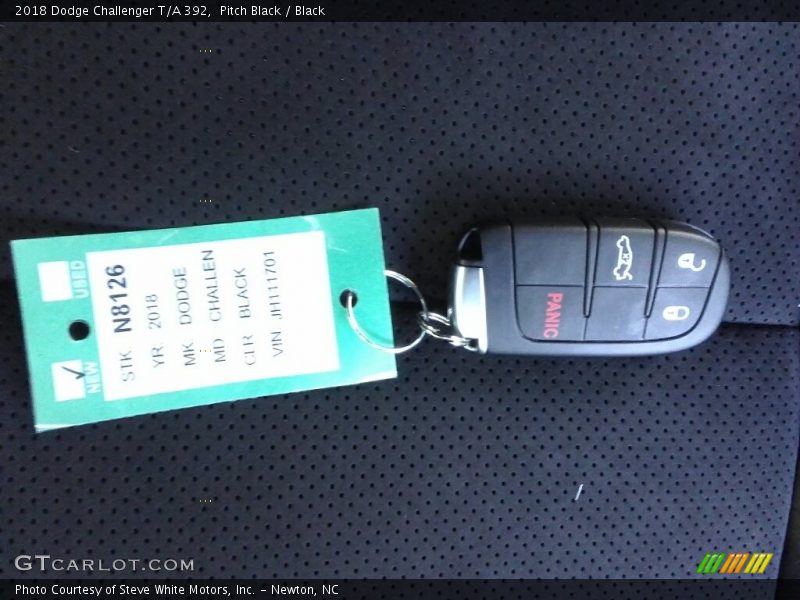 Pitch Black / Black 2018 Dodge Challenger T/A 392