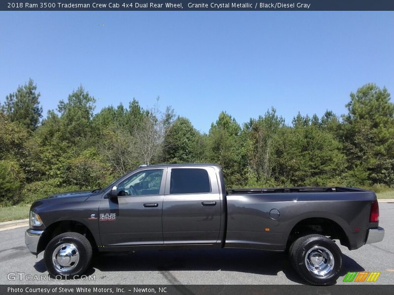 Granite Crystal Metallic / Black/Diesel Gray 2018 Ram 3500 Tradesman Crew Cab 4x4 Dual Rear Wheel