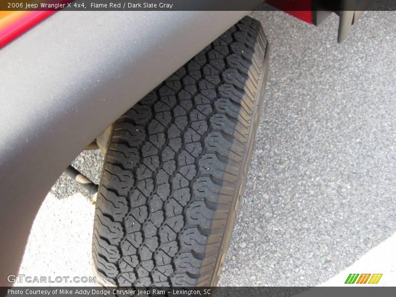 Flame Red / Dark Slate Gray 2006 Jeep Wrangler X 4x4
