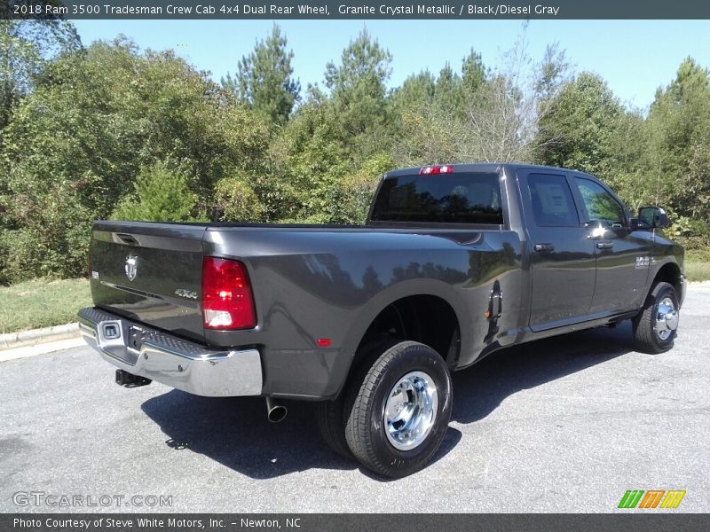 Granite Crystal Metallic / Black/Diesel Gray 2018 Ram 3500 Tradesman Crew Cab 4x4 Dual Rear Wheel
