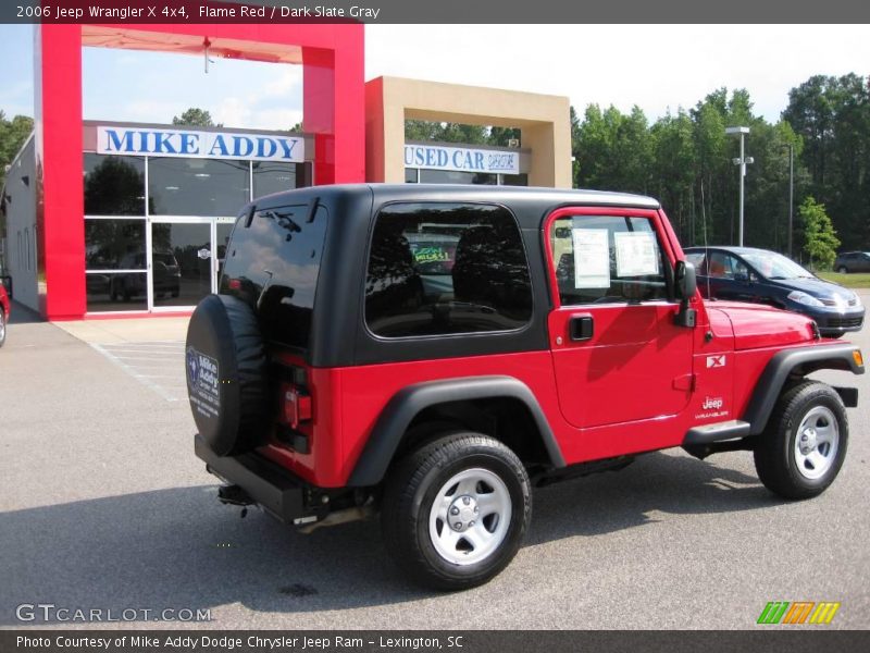 Flame Red / Dark Slate Gray 2006 Jeep Wrangler X 4x4