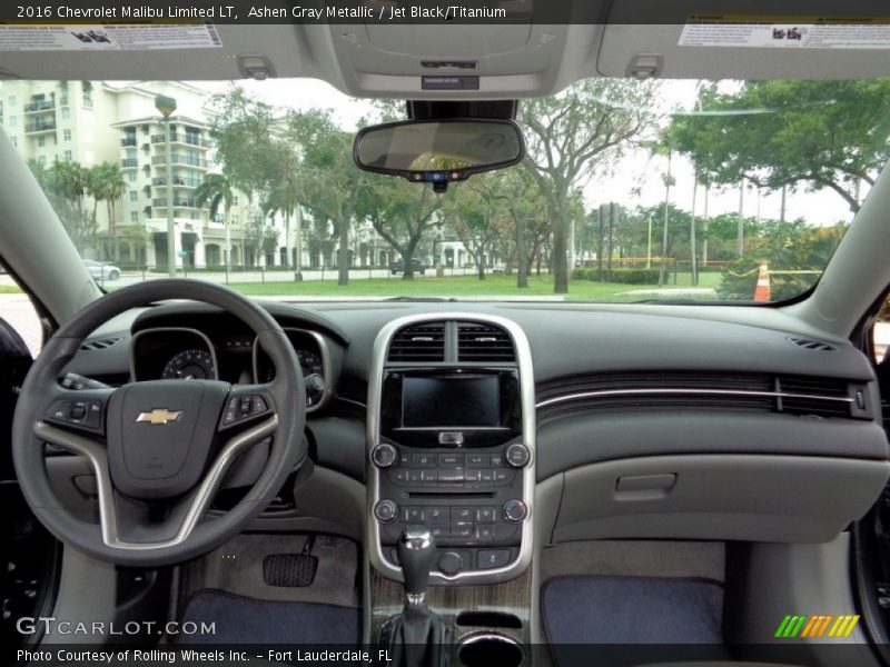 Ashen Gray Metallic / Jet Black/Titanium 2016 Chevrolet Malibu Limited LT