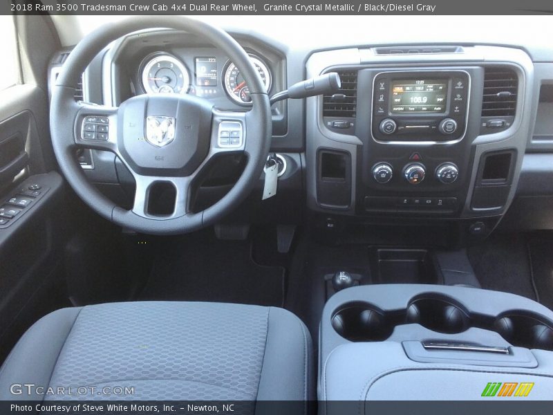 Granite Crystal Metallic / Black/Diesel Gray 2018 Ram 3500 Tradesman Crew Cab 4x4 Dual Rear Wheel
