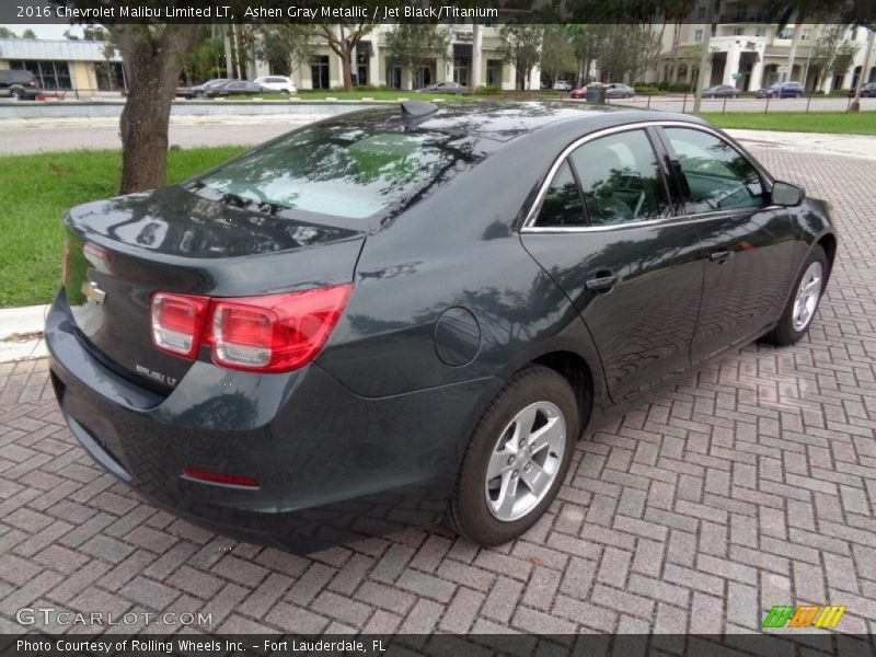 Ashen Gray Metallic / Jet Black/Titanium 2016 Chevrolet Malibu Limited LT