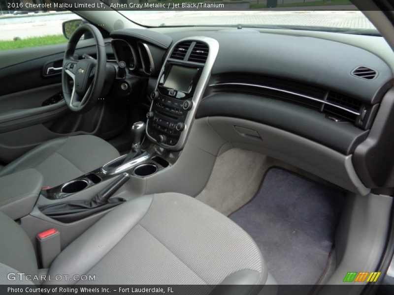 Ashen Gray Metallic / Jet Black/Titanium 2016 Chevrolet Malibu Limited LT